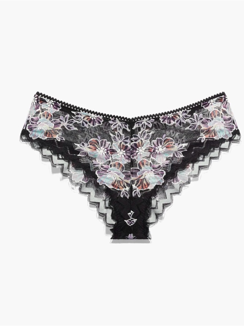 Savage x Fenty Zig Zag Floral Lace Bikini Panty